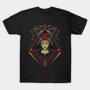 Geisha japan women T-Shirt